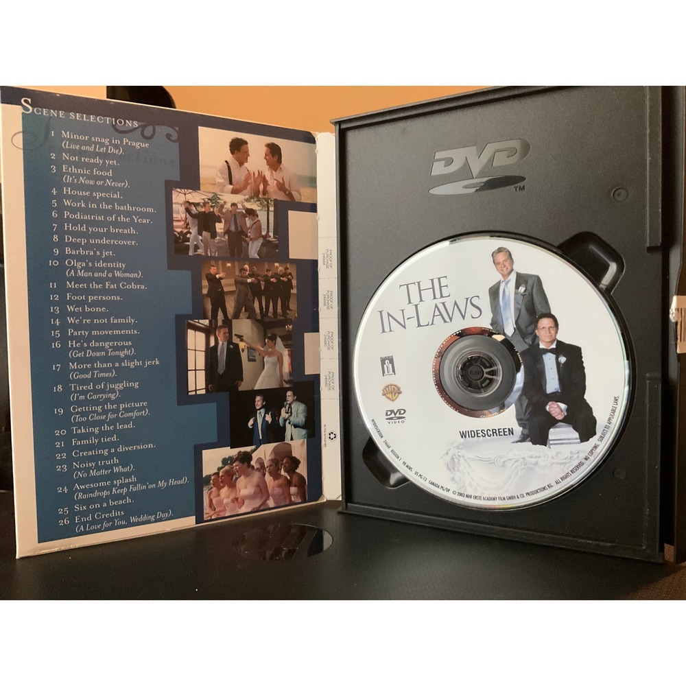The In-Laws DVD 2003 Widescreen Michael Douglas Albert Brooks Ryan Reynolds PG13 - Picture 3 of 3